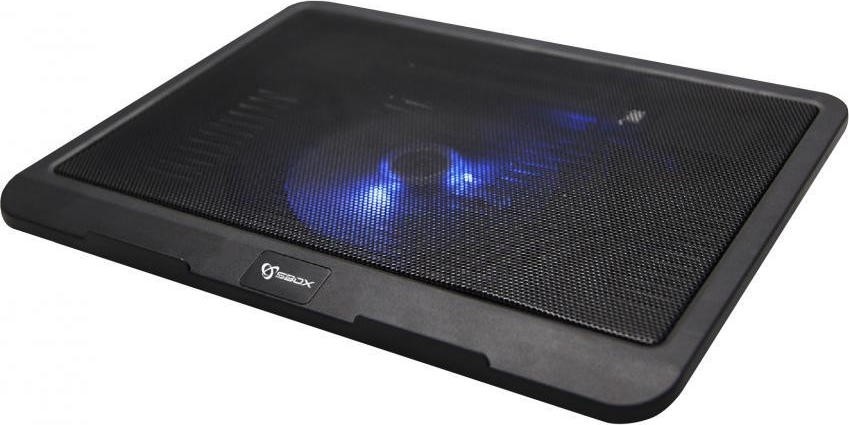 SBOX USB COOLING PAD 15,6" BLUE LED FAN 140 mm