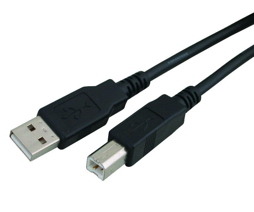 POWERTECH καλώδιο USB 2.0 σε USB Type Β, copper, 3m, μαύρο