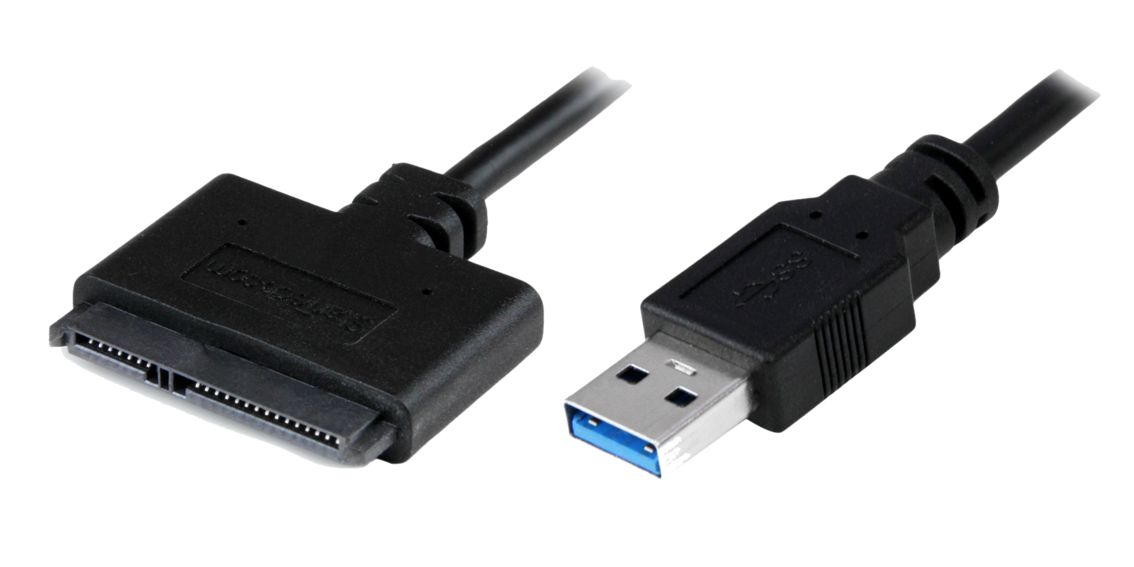 POWERTECH καλώδιο USB 3.0 σε SATA CAB-U032, copper, 0.20m, μαύρο