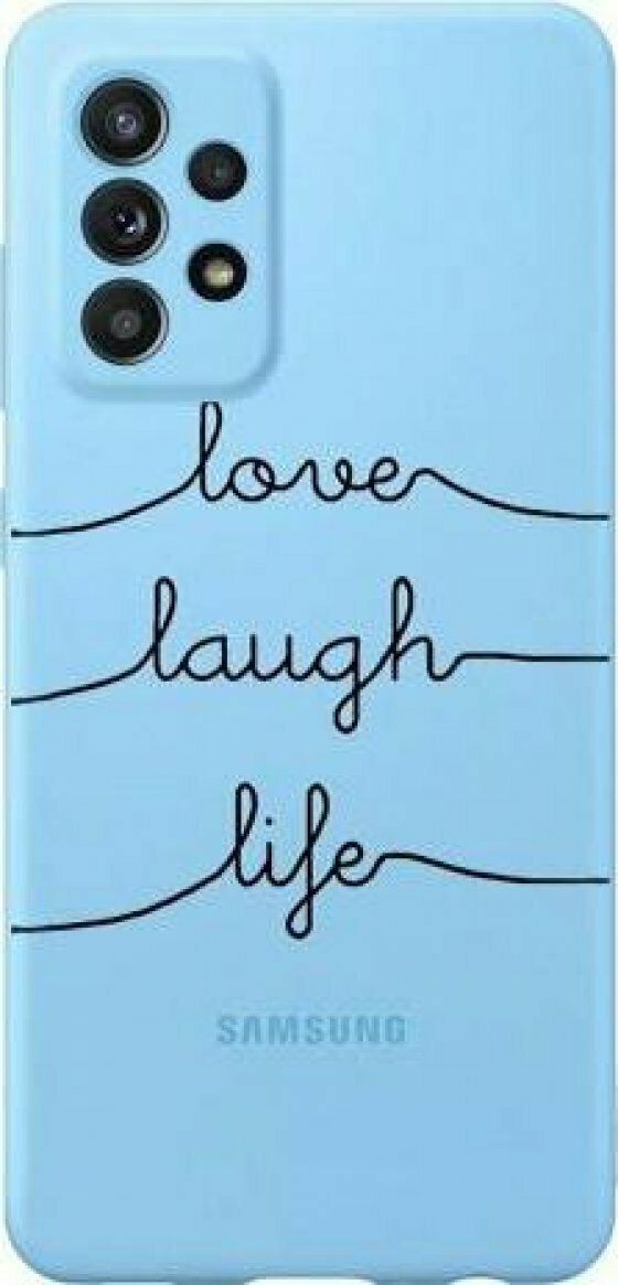 Θήκη TPU inos Samsung A525F Galaxy A52/ A526B Galaxy A52 5G/ A528B Galaxy A52s 5G Art Theme Love-Laugh-Life