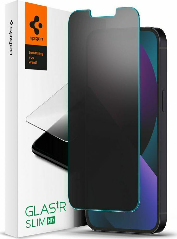 Tempered Glass Full Face Spigen Glas.tR Slim HD Privacy Apple iPhone 13 Pro Max (1 τεμ.)