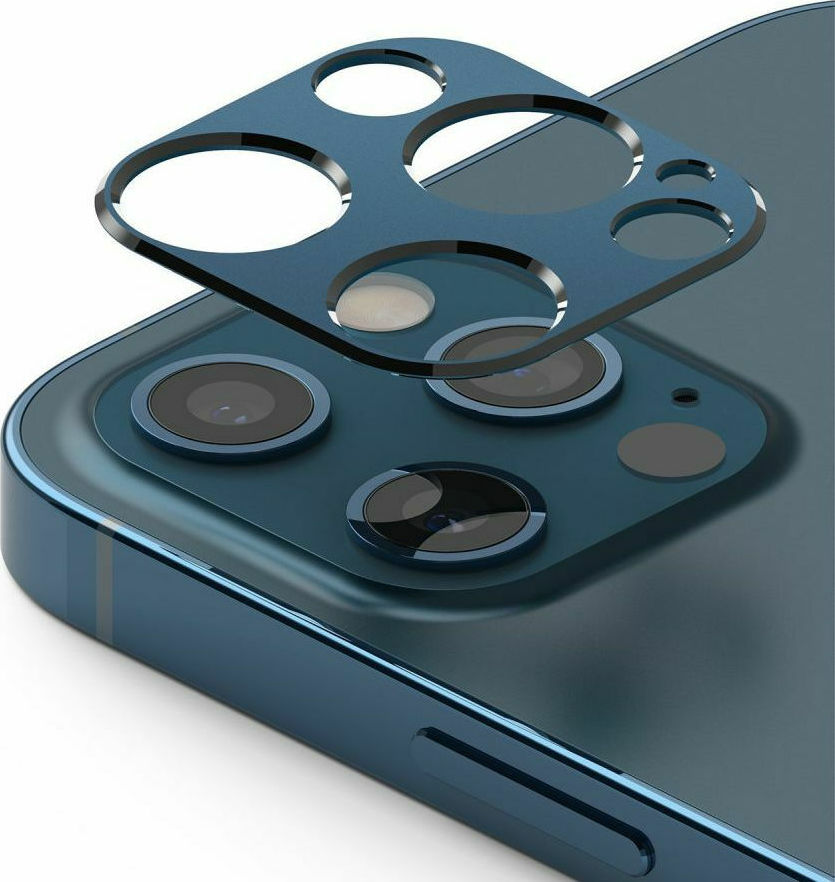 Tempered Glass Full Face Ringke Styling για Τζαμάκι Κάμερας Apple iPhone 12 Pro Max Μπλε (1 τεμ)