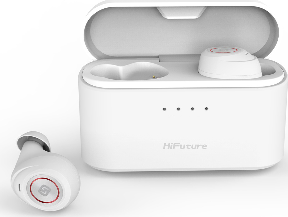 True Wireless Ακουστικά Bluetooth HiFuture TidyBuds Pro με θήκη Power Bank 3000mAh Λευκό