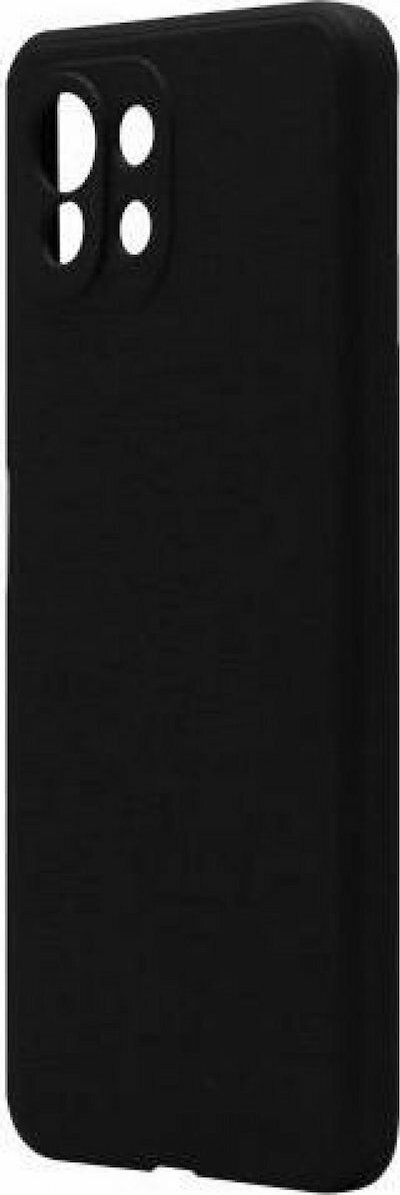 Θήκη Liquid Silicon inos Xiaomi Mi 11 Lite/ Mi 11 Lite 5G L-Cover Μαύρο