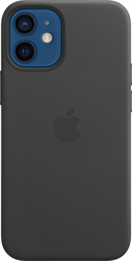 Θήκη Δερμάτινη με MagSafe Apple MHKA3 iPhone 12 mini Μαύρο