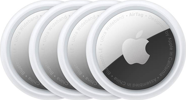 Apple AirTag MX542 Λευκό (4 τεμ)
