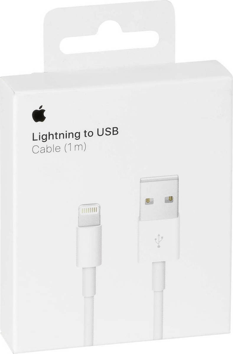 Kαλώδιο Apple MQUE2 USB A σε Lightning 1m Λευκό