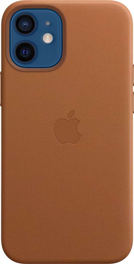 Θήκη Δερμάτινη με MagSafe Apple MHK93 iPhone 12 mini Καφέ