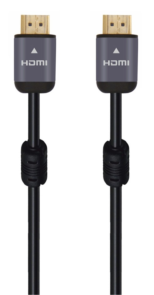 POWERTECH καλώδιο HDMI 2.0 CAB-H126, 4K 3D, copper, μαύρο, 2m