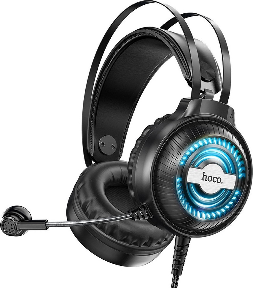 Hoco W101 Streamer Over Ear Gaming Headset με σύνδεση USB / 2x3.5mm