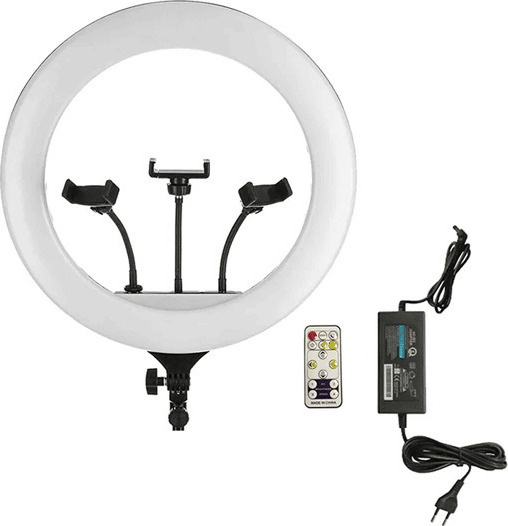 Ring Light CXB-360 35.56cm 2700-5600K με Τρίποδο Δαπέδου και Βάση για Κινητό