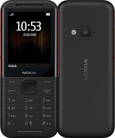 Nokia 5310 2020 Dual SIM Κινητό με Κουμπιά Black/Red