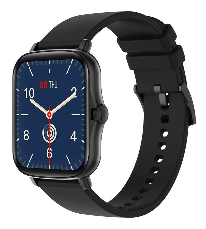 ΙΝΤΙΜΕ smartwatch P8 Plus 1.69" έγχρωμο IP67, HR & Blood pressure, μαύρο