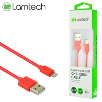 LAMTECH DATACABLE iPhone 5/6/7 1m (non MFi) -RED