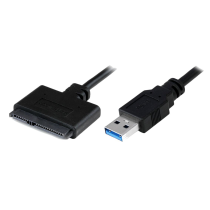 POWERTECH καλώδιο USB 3.0 σε SATA CAB-U032, copper, 0.20m, μαύρο