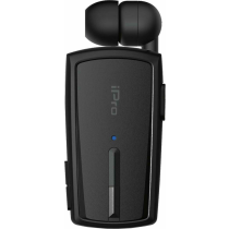 Ακουστικό Bluetooth iPro RH120 Retractable Μαύρο