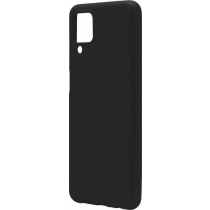 Θήκη Liquid Silicon inos Samsung A125F Galaxy A12/ A127F Galaxy A12 Nacho/ M127F Galaxy M12 L-Cover Μαύρο