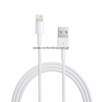 Kαλώδιο Apple MD818 USB A σε Lightning 1m Λευκό (Ασυσκεύαστο)