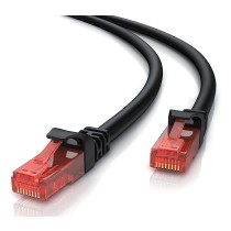 POWERTECH καλώδιο U/UTP Cat 6 CAB-N230, CCA 24AWG 0.5mm, 2m, μαύρο