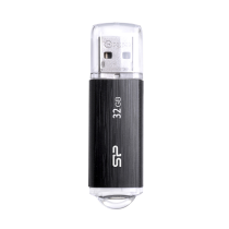 SILICON POWER USB Flash Drive Ultima U02, 32GB, USB 2.0, μαύρο