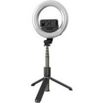 Ring Light Tripod Selfie Ring L07 13cm 2900-6500K με Επιτραπέζιο Τρίποδο και Βάση για Κινητό