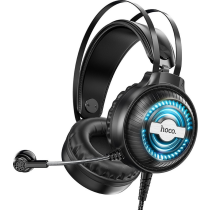 Hoco W101 Streamer Over Ear Gaming Headset με σύνδεση USB / 2x3.5mm