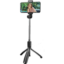 XO SS08 Selfie Stick Τρίποδο Κινητού με Bluetooth Μαύρο