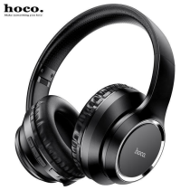 Hoco W28 Journey Ασύρματα/Ενσύρματα Over Ear Ακουστικά Μαύρα