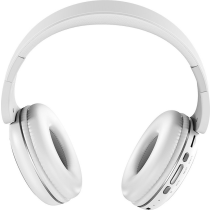 Hoco W23 Brilliant Ασύρματα/Ενσύρματα Over Ear Ακουστικά με 8 ώρες Λειτουργίας Λευκά