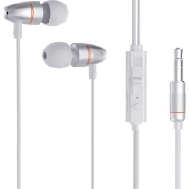 Hoco M59 Magnificent In-ear Handsfree με Βύσμα 3.5mm Ασημί