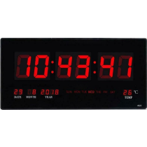 Ρολόι Τοίχου JH-4622 Πλαστικό 45x21cm