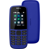 Nokia 105 (2019) Dual SIM Κινητό με Κουμπιά Μπλε