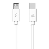 POWERTECH Καλώδιο USB Type-C σε Lightning PTR-0092, 20W 3A, 1m, λευκό