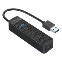 ORICO USB Hub TWU32-4A, 1x USB Type-C, 4x USB ports, μαύρο