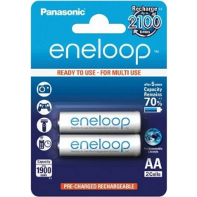 Μπαταρία Επαναφορτιζόμενη Panasonic Eneloop AA 1900mAh NiMH (2 τεμ.)