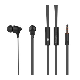 CELEBRAT Earphones με μικρόφωνο G3, on/off, 10mm, 1.2m, μαύρα