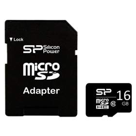 SILICON POWER κάρτα μνήμης 16GB micro SDHC, Class 10