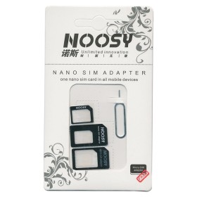 NOOSY Nano SIM & Micro SIM Adapter Set, μαύρο