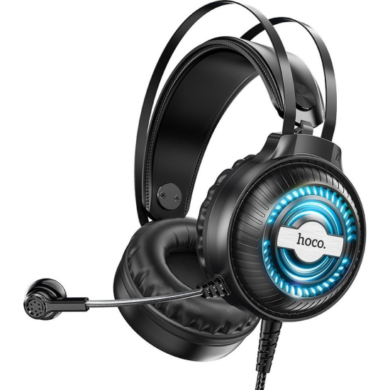 Hoco W101 Streamer Over Ear Gaming Headset με σύνδεση USB / 2x3.5mm