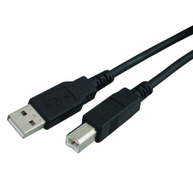 POWERTECH καλώδιο USB 2.0 σε USB Type Β, copper, 3m, μαύρο