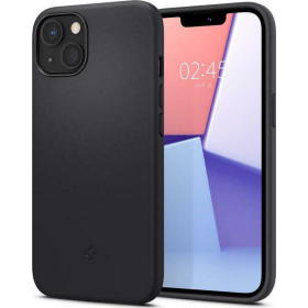 Θήκη TPU Spigen Silicone Fit Apple iPhone 13 Μαύρο