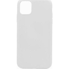 Θήκη Liquid Silicon inos Apple iPhone 11 L-Cover Λευκό