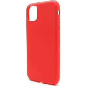 Θήκη Liquid Silicon inos Apple iPhone 11 L-Cover Κόκκινο