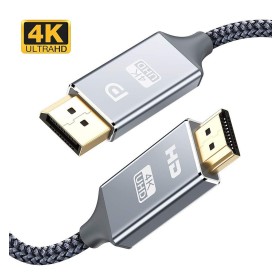 POWERTECH καλώδιο DisplayPort (M) σε HDMI(M), 4K, PS8402A, copper, 3m