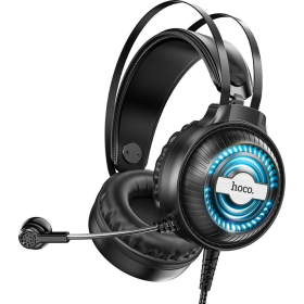 Hoco W101 Streamer Over Ear Gaming Headset με σύνδεση USB / 2x3.5mm