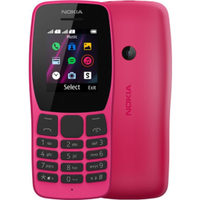 Nokia 110 (2019) Dual SIM Κινητό με Κουμπιά (Αγγλικό Menu) Ροζ